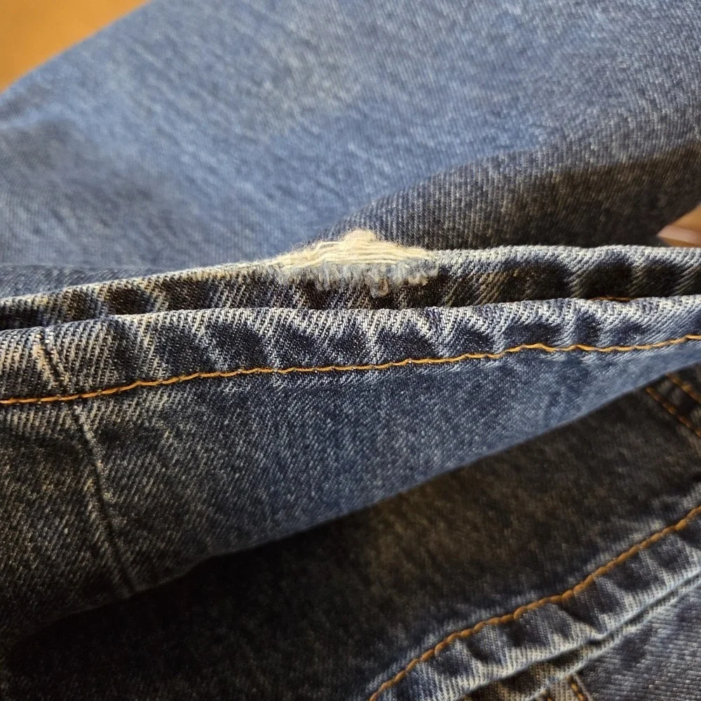 Levis 505 Jeans Mens 40x32 Blue Denim Pants Straight Fit American Classic Y2K‎